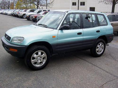 Photo Image Gallery & Touchup Paint: Toyota Rav4 in Ocean Mist Metallic  (748)  YEARS: 1997-1997