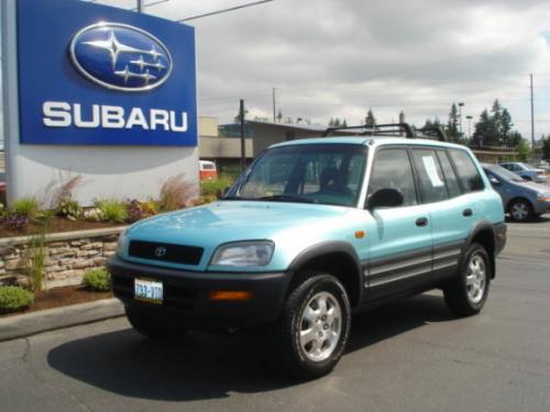 Photo Image Gallery & Touchup Paint: Toyota Rav4 in Ocean Mist Metallic  (748)  YEARS: 1997-1997