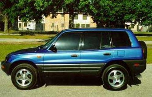 Photo Image Gallery & Touchup Paint: Toyota Rav4 in Confetti Blue Metallic  (8K4)  YEARS: 1996-1997