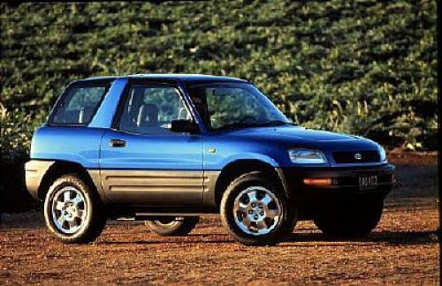 Photo Image Gallery & Touchup Paint: Toyota Rav4 in Confetti Blue Metallic  (8K4)  YEARS: 1996-1997