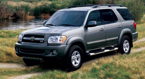 Photo Image Gallery & Touchup Paint: Toyota Sequoia in Phantom Gray Pearl  (1E3)  YEARS: 2003-2007
