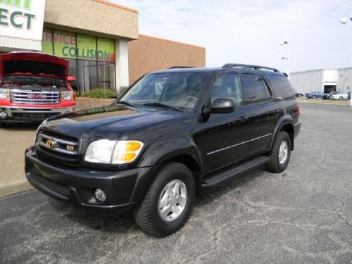 Photo Image Gallery & Touchup Paint: Toyota Sequoia in Black    (202)  YEARS: 2001-2007