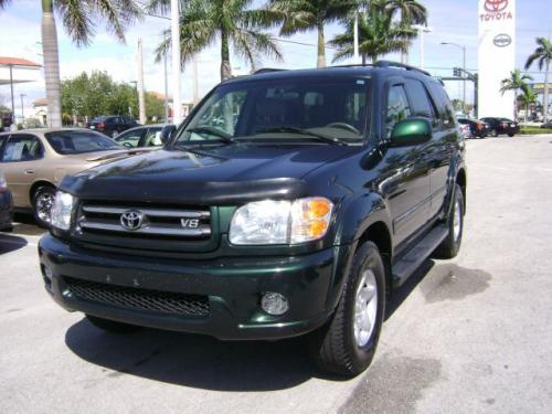 Photo Image Gallery & Touchup Paint: Toyota Sequoia in Imperial Jade Mica  (6Q7)  YEARS: 2001-2004