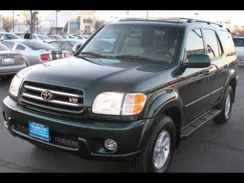 Photo Image Gallery & Touchup Paint: Toyota Sequoia in Imperial Jade Mica  (6Q7)  YEARS: 2001-2004