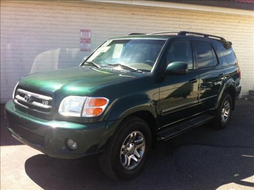 Photo Image Gallery & Touchup Paint: Toyota Sequoia in Imperial Jade Mica  (6Q7)  YEARS: 2001-2004