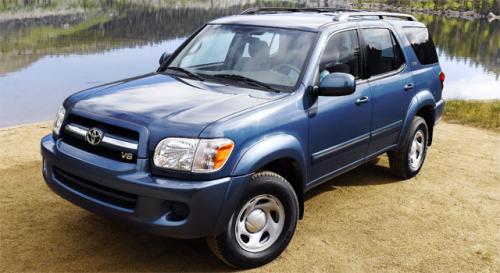 Photo Image Gallery & Touchup Paint: Toyota Sequoia in Blue Steel Metallic  (8J7)  YEARS: 2005-2007