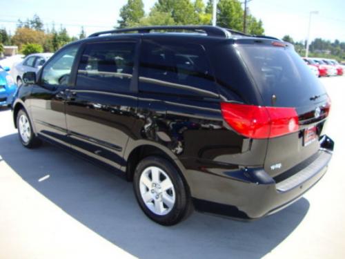 Photo Image Gallery & Touchup Paint: Toyota Sienna in Black    (202)  YEARS: 2008-2010