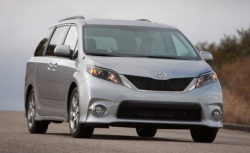 Photo Image Gallery & Touchup Paint: Toyota Sienna in Silver Sky Metallic  (1D6)  YEARS: 2011-2013