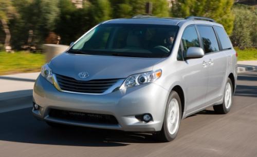 Photo Image Gallery & Touchup Paint: Toyota Sienna in Silver Sky Metallic  (1D6)  YEARS: 2011-2013