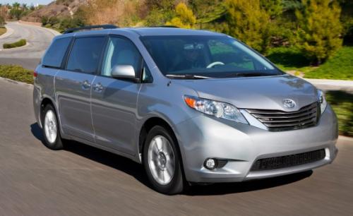 Photo Image Gallery & Touchup Paint: Toyota Sienna in Silver Sky Metallic  (1D6)  YEARS: 2011-2013