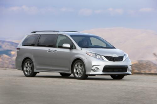 Photo Image Gallery & Touchup Paint: Toyota Sienna in Silver Sky Metallic  (1D6)  YEARS: 2011-2013