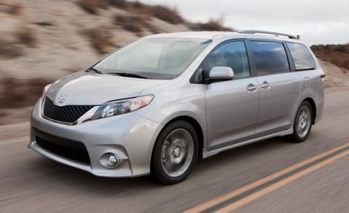 Photo Image Gallery & Touchup Paint: Toyota Sienna in Silver Sky Metallic  (1D6)  YEARS: 2011-2013