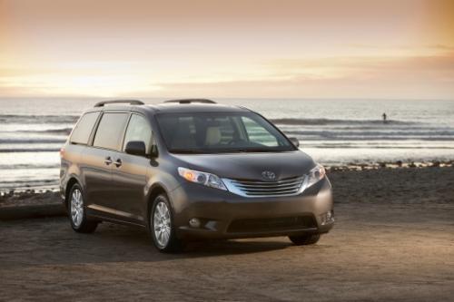Photo Image Gallery & Touchup Paint: Toyota Sienna in Predawn Gray Mica  (1H1)  YEARS: 2011-2013