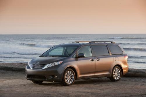 Photo Image Gallery & Touchup Paint: Toyota Sienna in Predawn Gray Mica  (1H1)  YEARS: 2011-2013