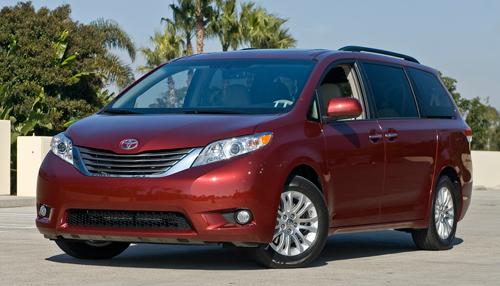 Photo Image Gallery & Touchup Paint: Toyota Sienna in Salsa Red Pearl  (3Q3)  YEARS: 2011-2013