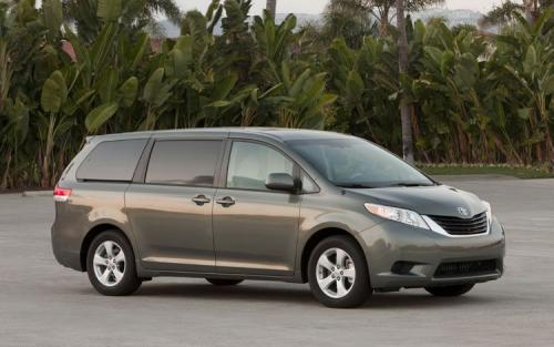 Photo Image Gallery & Touchup Paint: Toyota Sienna in Cypress Pearl   (6T7)  YEARS: 2011-2013