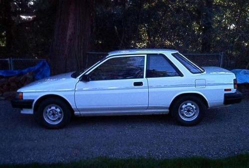 Photo Image Gallery & Touchup Paint: Toyota Tercel in White    (041)  YEARS: 1987-1990