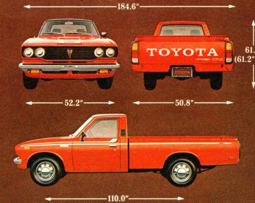 Photo Image Gallery & Touchup Paint: Toyota Truck in Red    (345)  YEARS: 1978-1978
