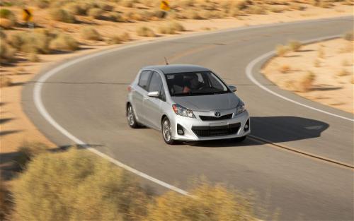 Photo Image Gallery & Touchup Paint: Toyota Yaris in Classic Silver Metallic  (1F7)  YEARS: 2012-2013