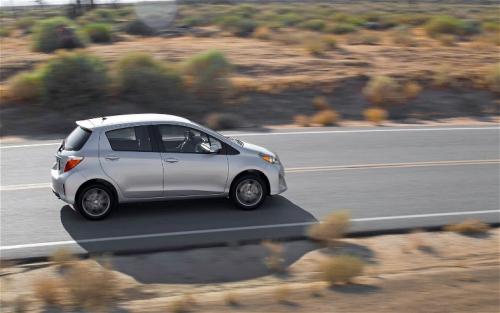 Photo Image Gallery & Touchup Paint: Toyota Yaris in Classic Silver Metallic  (1F7)  YEARS: 2012-2013