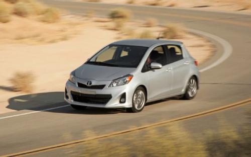 Photo Image Gallery & Touchup Paint: Toyota Yaris in Classic Silver Metallic  (1F7)  YEARS: 2012-2013