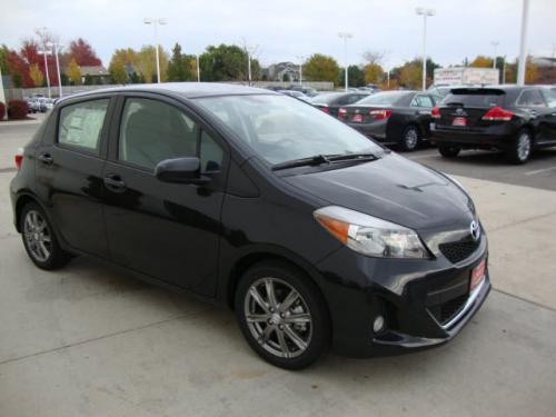 Photo Image Gallery & Touchup Paint: Toyota Yaris in Black Sand Pearl  (209)  YEARS: 2012-2013