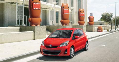 Photo Image Gallery & Touchup Paint: Toyota Yaris in Absolutely Red   (3P0)  YEARS: 2012-2013