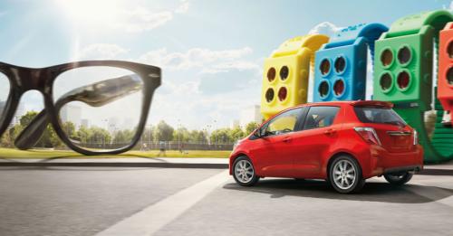 Photo Image Gallery & Touchup Paint: Toyota Yaris in Absolutely Red   (3P0)  YEARS: 2012-2013