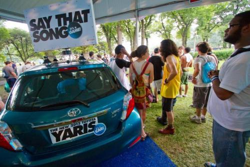 Photo Image Gallery & Touchup Paint: Toyota Yaris in Lagoon Blue Mica  (788)  YEARS: 2012-2013